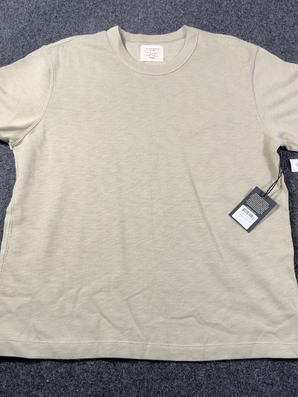 Buck Mason Dried Olive Field-Spec Cotton Heavy Tee Mens Large NWI Msrp55 [NC18]